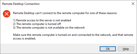 Remote Desktop Connection